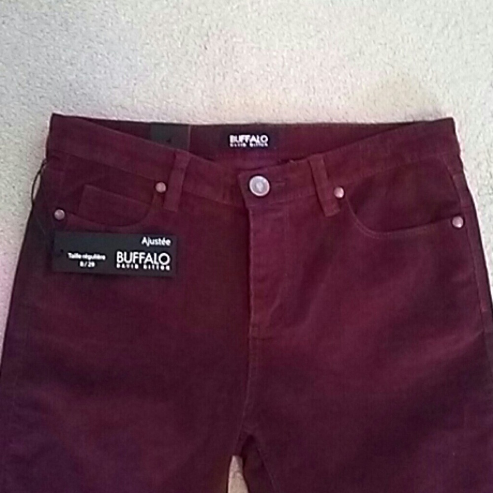 Buffalo David Button corduroy pants